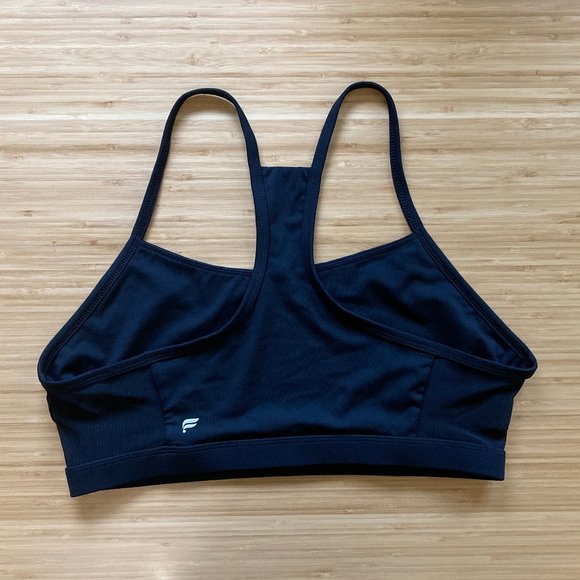 Fabletics Black Portia Racerback Sports Bra - Picture 5 of 5